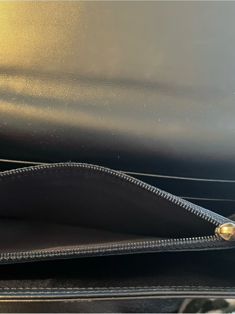Dior Navy and Beige Signature Monogram Continental Wallet